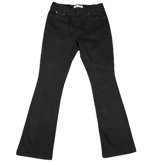 Levis 515 Bootcut Jeans Womens 6M Black Denim Classic Cowboy Western - Picture 1 of 9